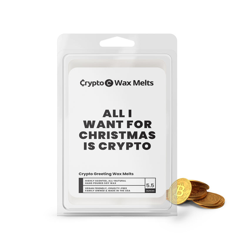 All I want for Christmas is Crypto Crypto Greeting Wax Melts