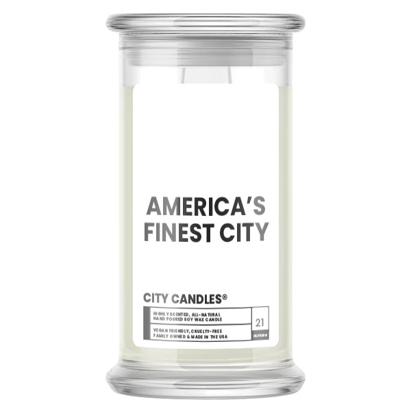 America's Finest City Candle