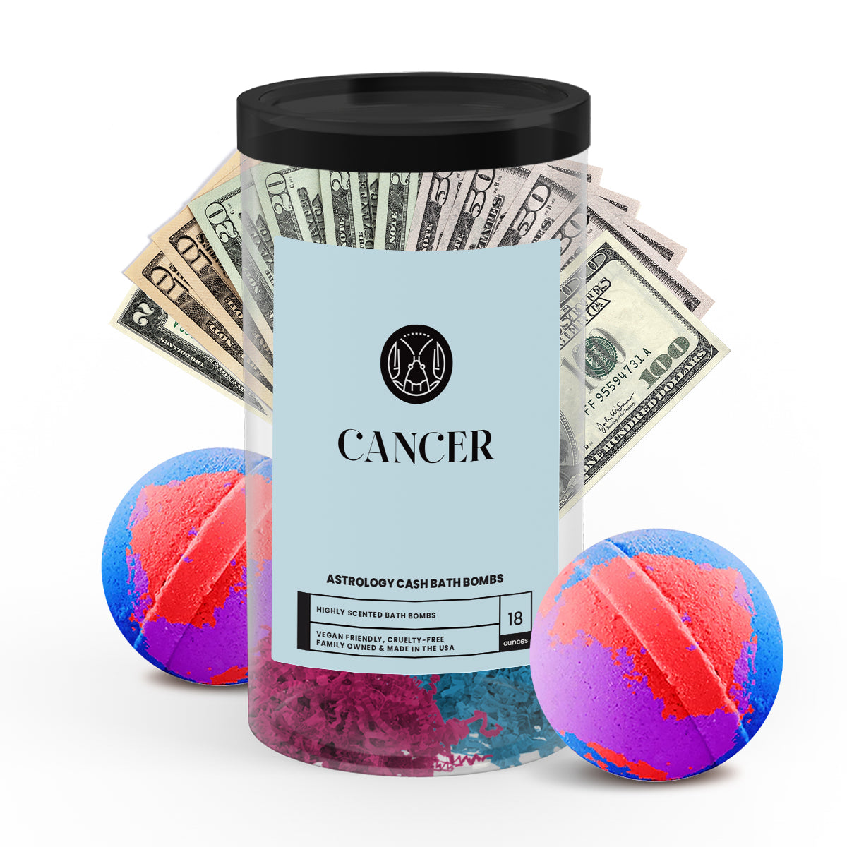 Cancer Astrology Cash Bath Bombs