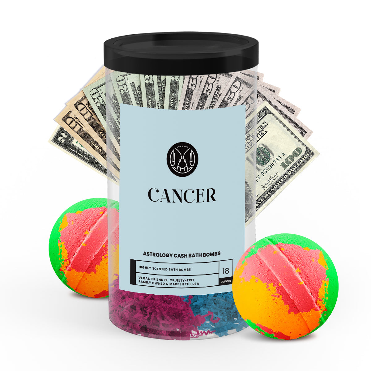 Cancer Astrology Cash Bath Bombs