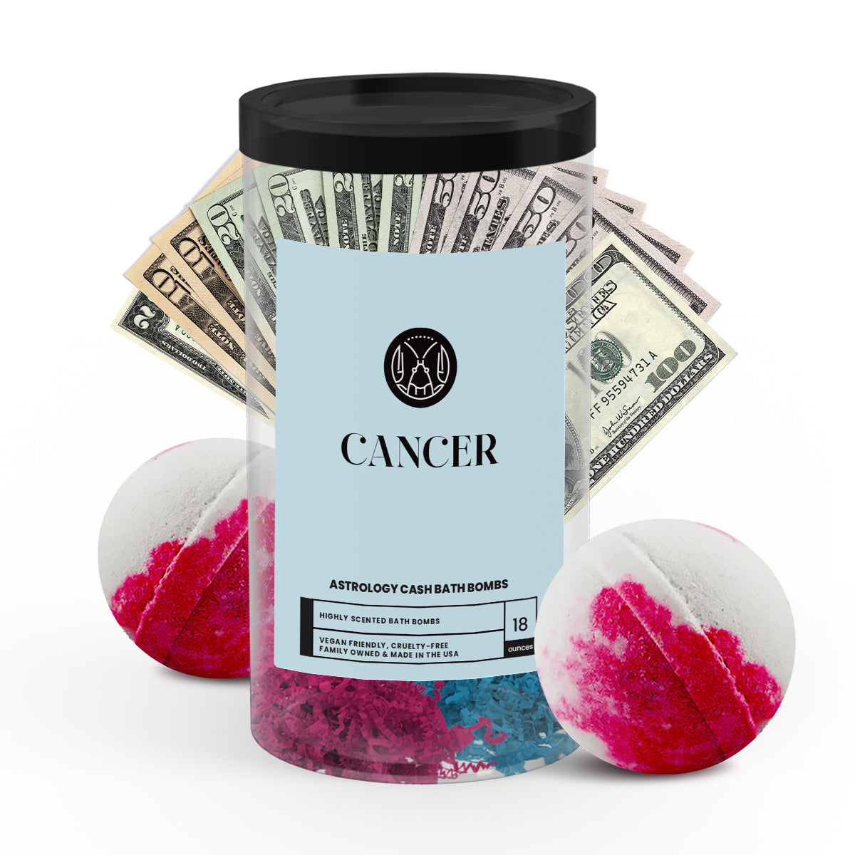 Cancer Astrology Cash Bath Bombs