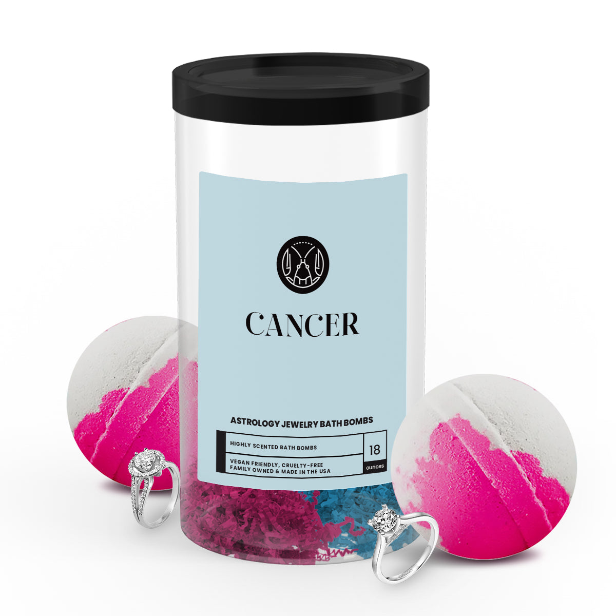 Cancer Astrology Jewelry Bath Bombs
