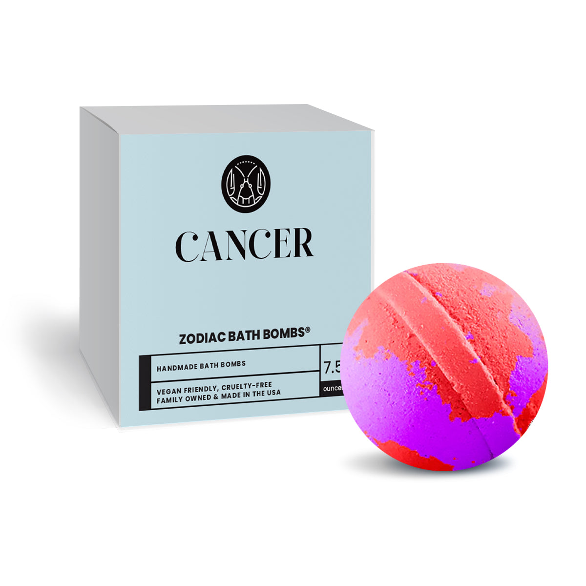 Cancer Zodiac Bath Bomb