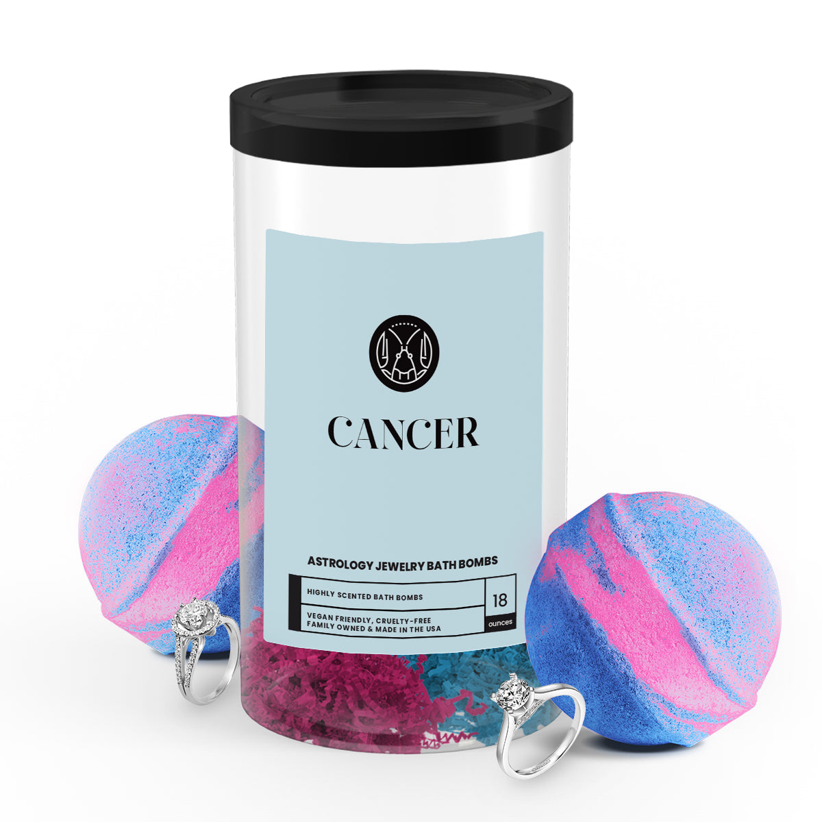 Cancer Astrology Jewelry Bath Bombs