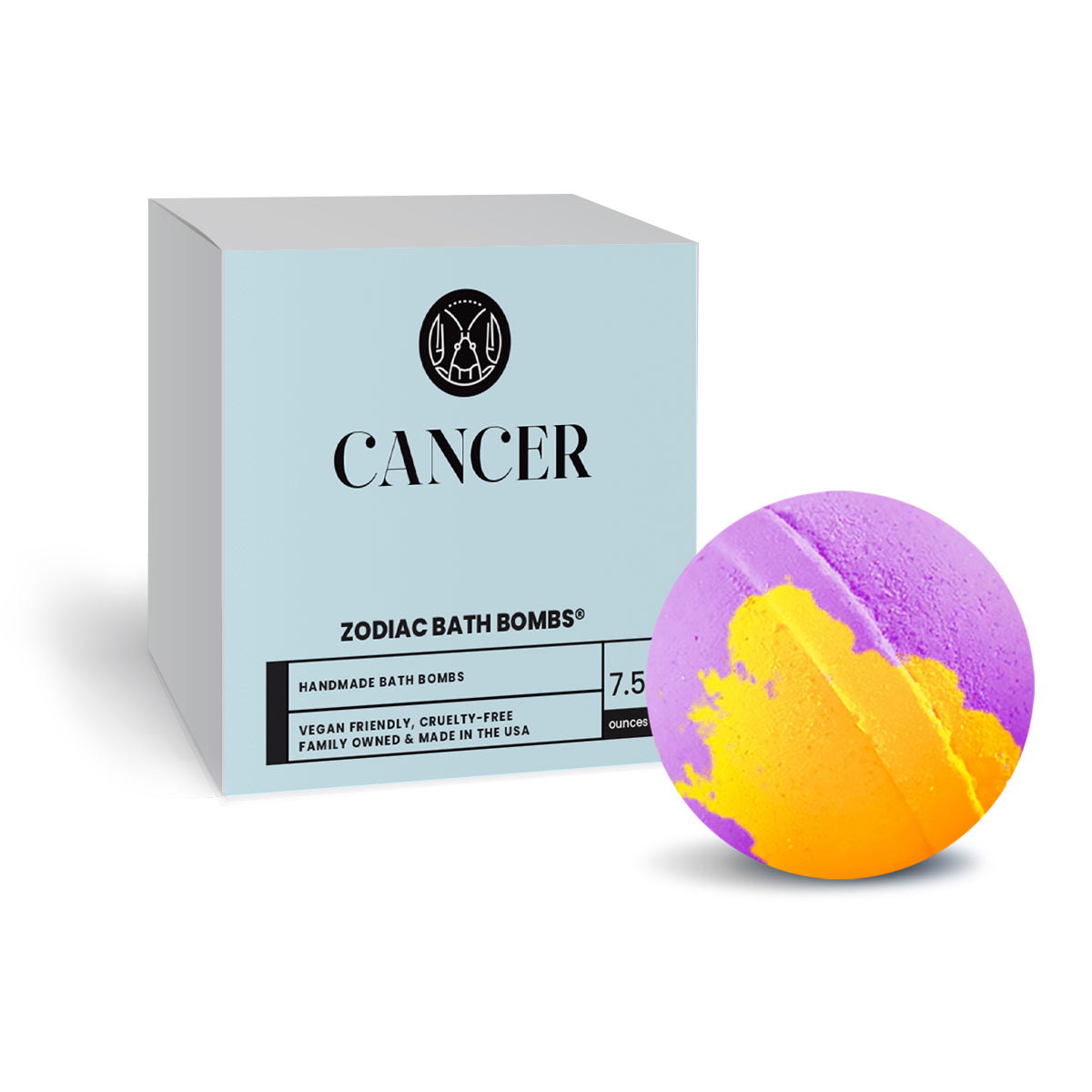 Cancer Zodiac Bath Bomb