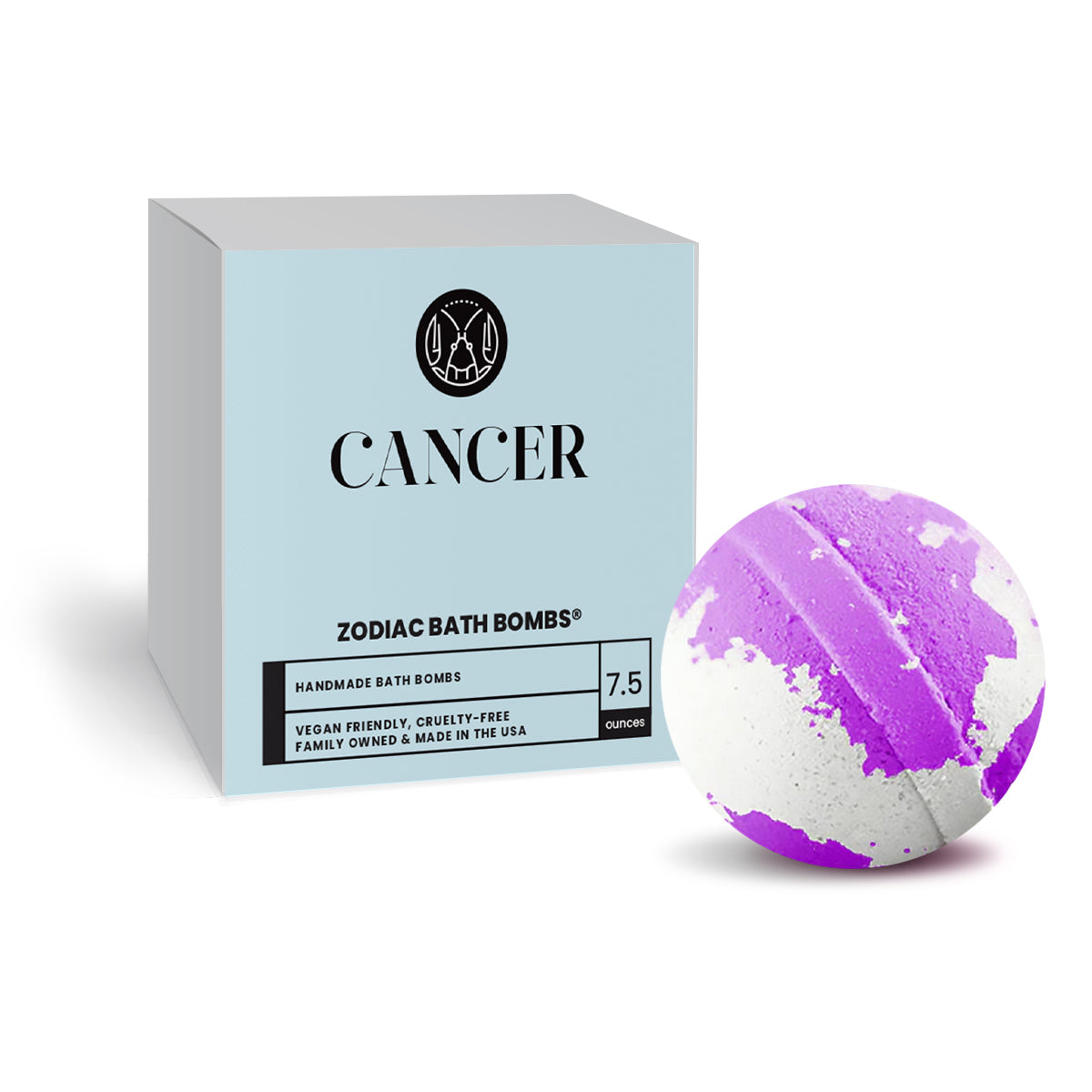 Cancer Zodiac Bath Bomb