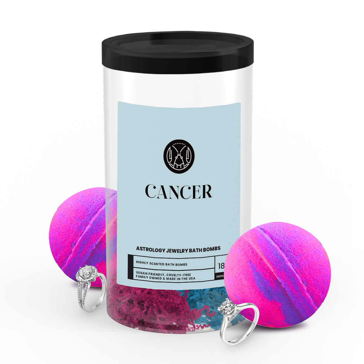Cancer Astrology Jewelry Bath Bombs