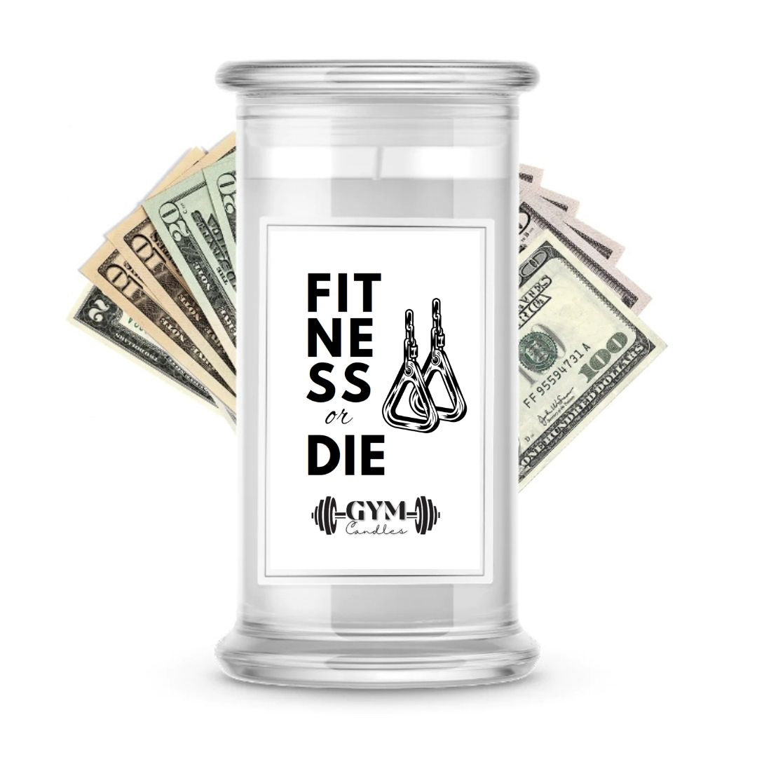 Fitness or Die | Cash Gym Candles