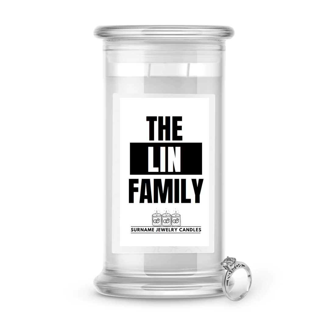 The Lin Family | Surname Jewelry Candles
