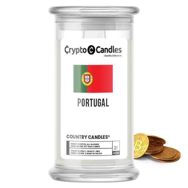 Portugal Country Crypto Candles