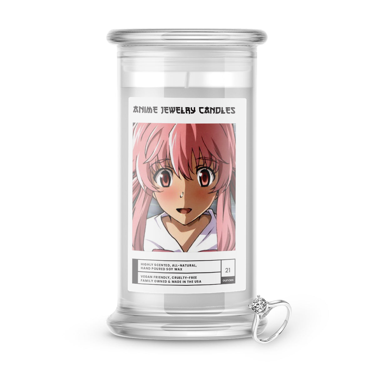Gasai, Yuno | Anime Jewelry Candles