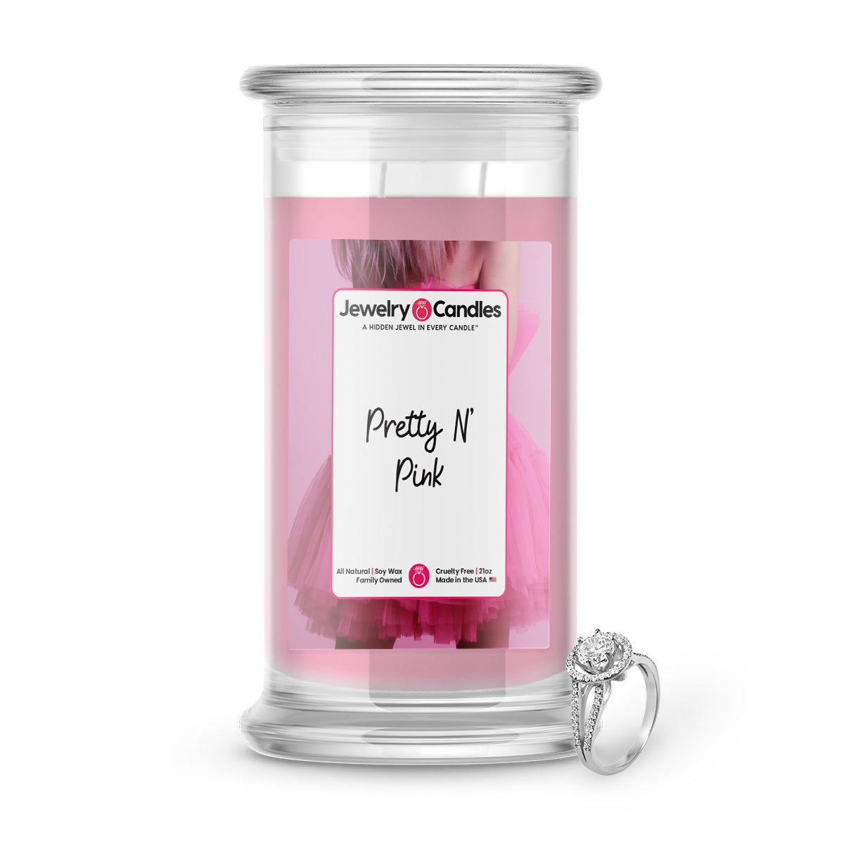Pretty N' Pink Jewelry Candle