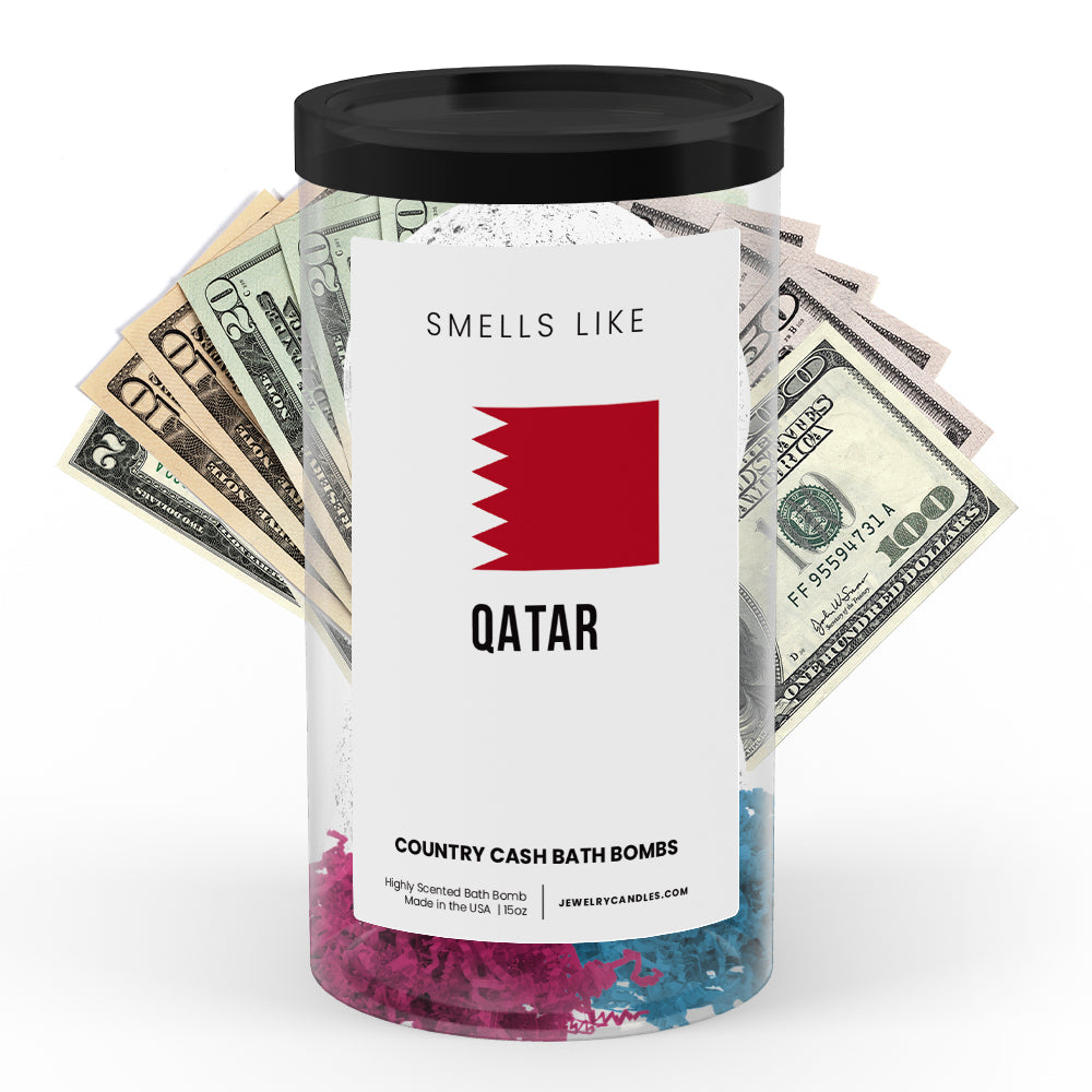 Smells Like Qatar Country Cash Bath Bombs