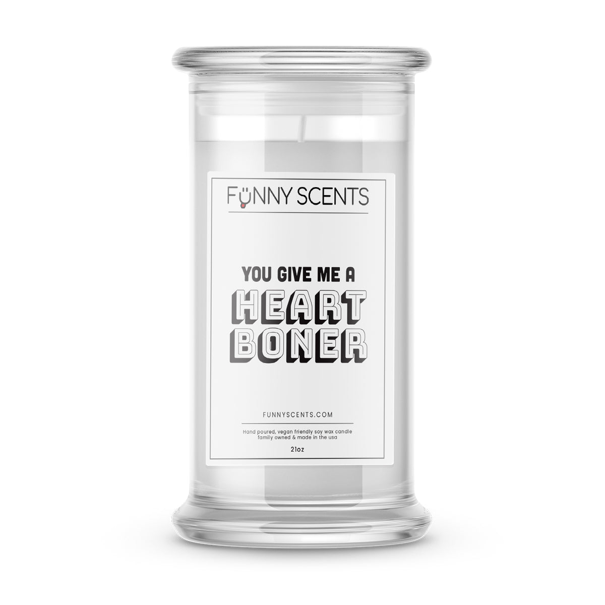 You Give Me Heart Boner Funny Candles