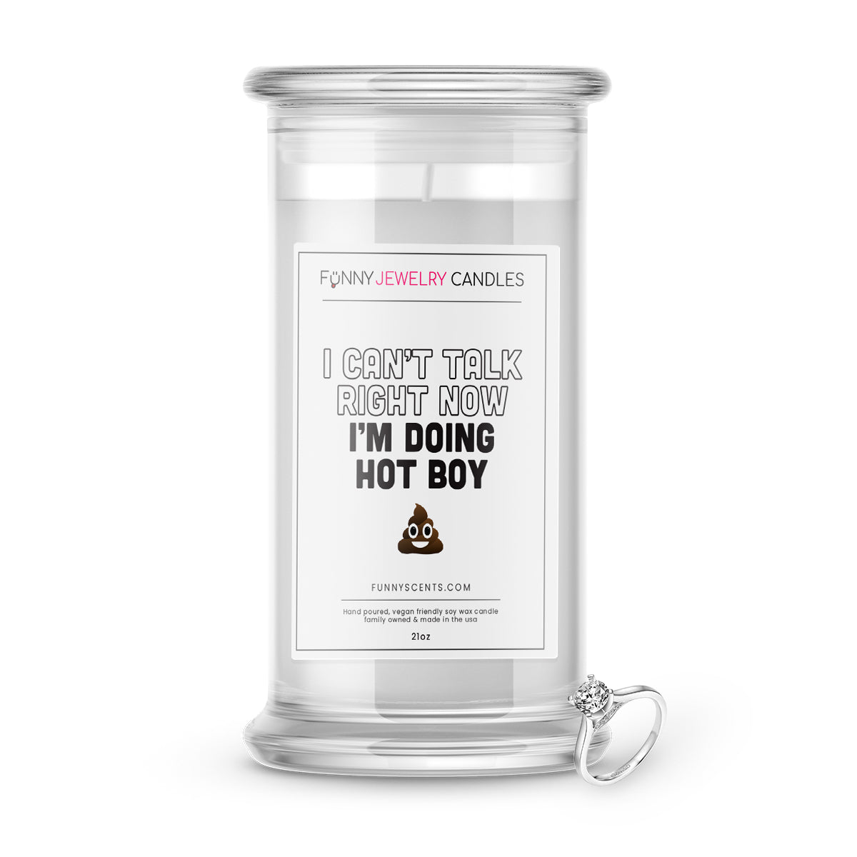 I Can't Talk Right Now I'm Doing Hot Boy shit Jewelry Funny Candles