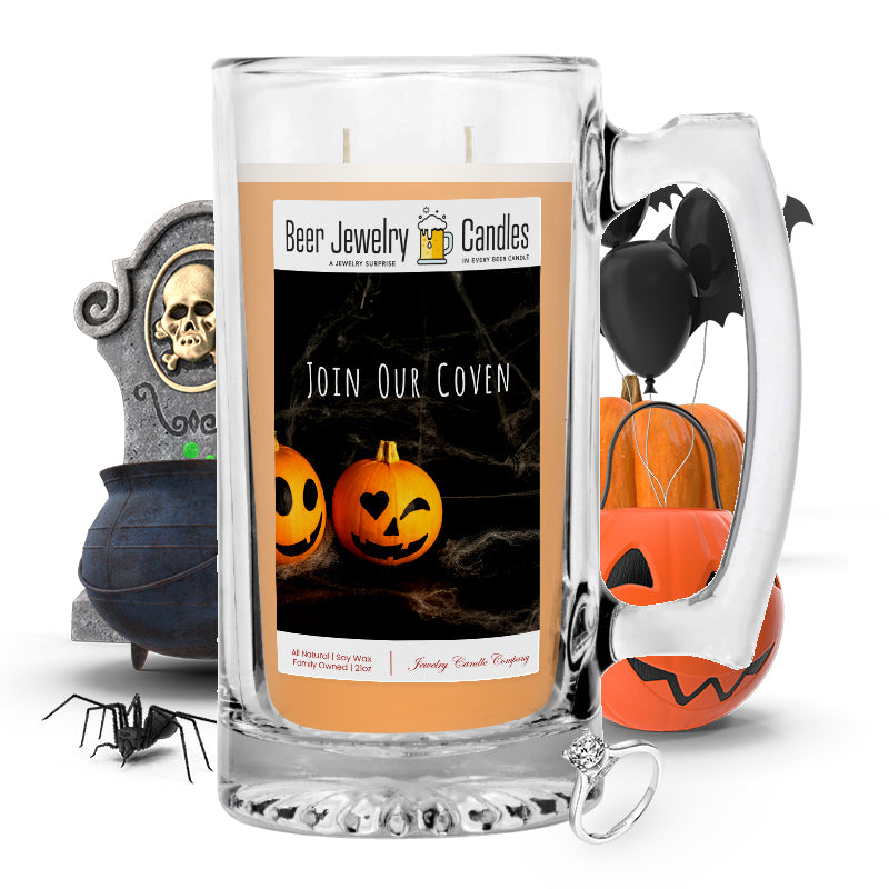 Join your coven Beer Jewelry Candle