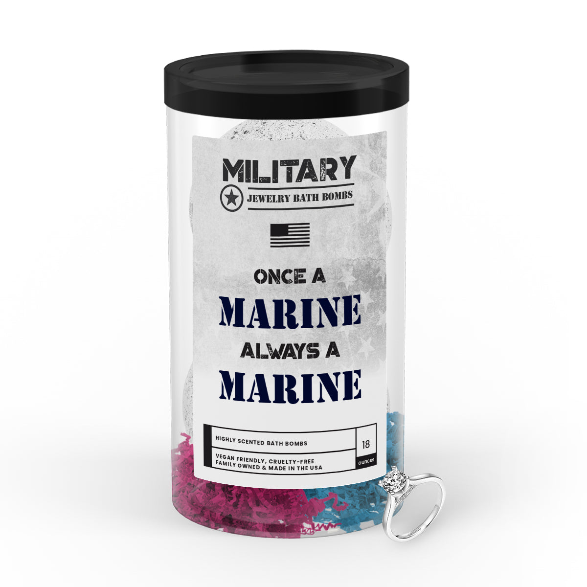 Once a MARINE Always a MARINE | Military Jewelry Bath Bombs