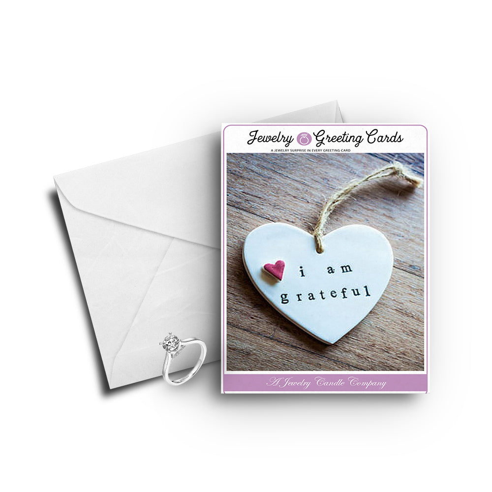 I am grateful Greetings Card