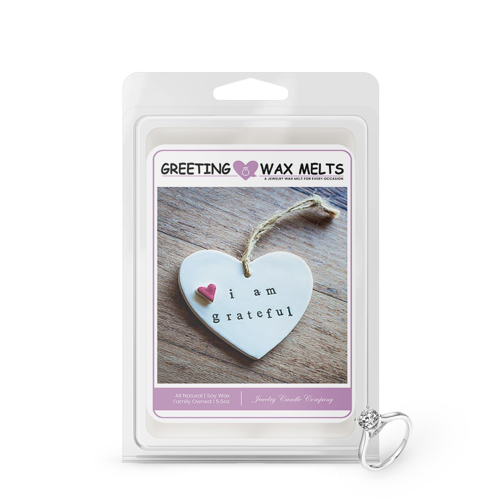 I am grateful Greetings Wax Melt
