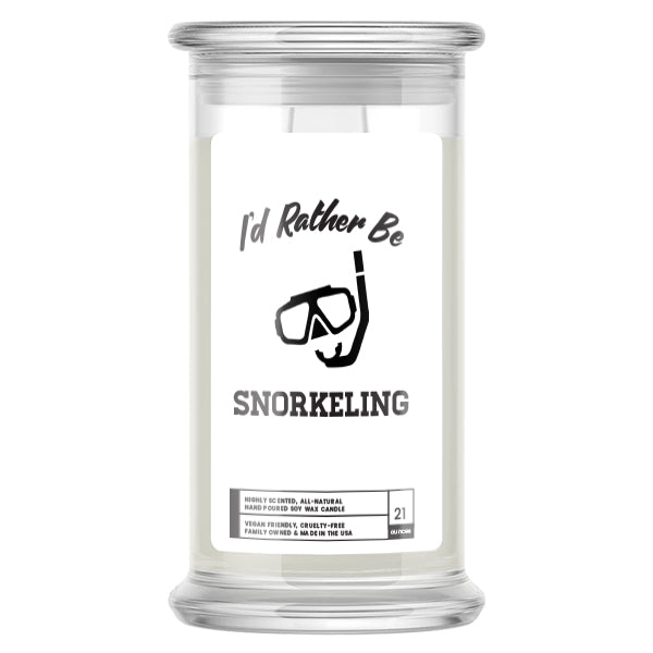 I'd rather be Snorkeling Candles
