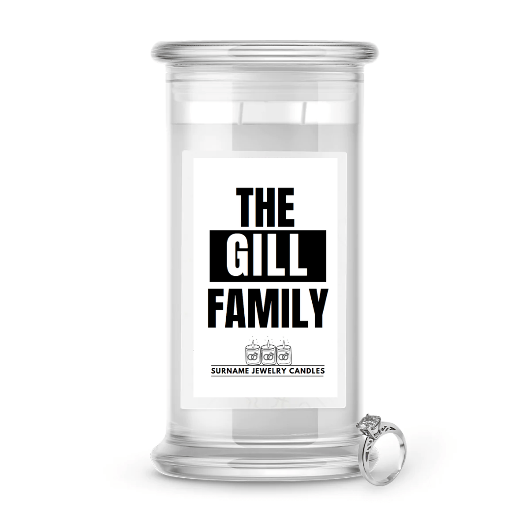 The Gill Family | Surname Jewelry Candles