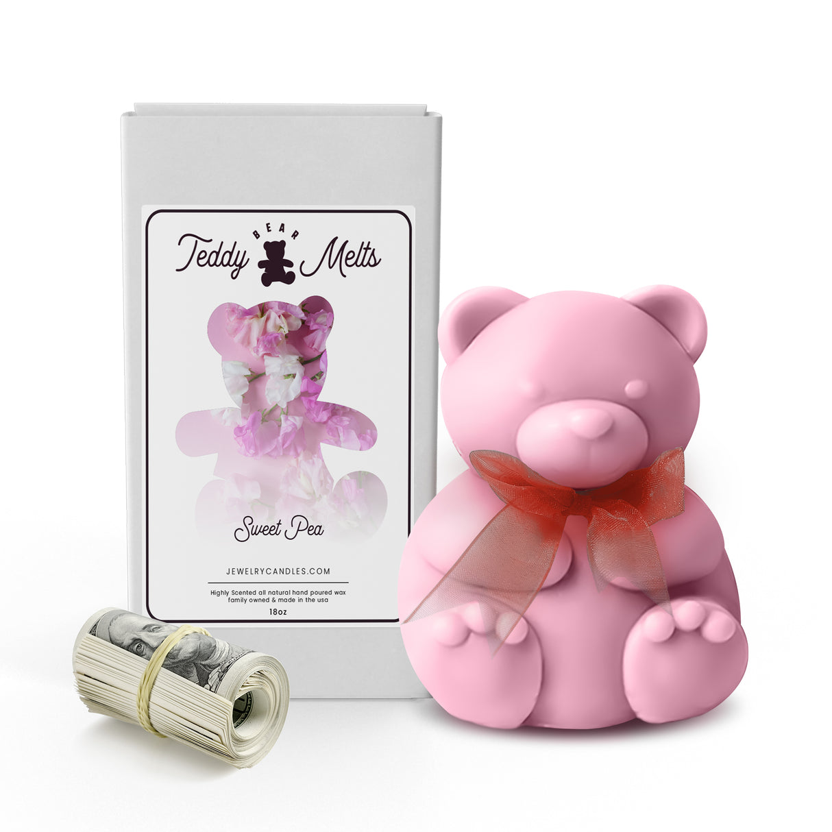 Sweet Pea Cash Money GIANT Teddy Bear Wax Melts