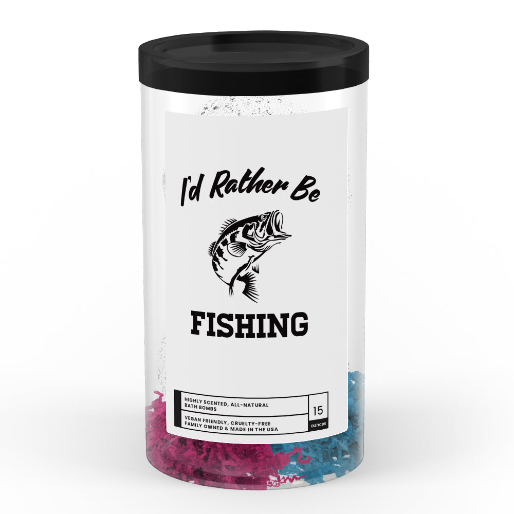 I'd rather be Fishing Bath Bombs
