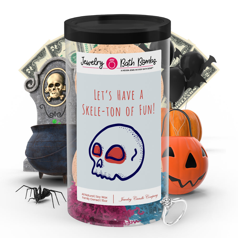 Let's have a skele-ton of fun! Jewelry Bath Bombs