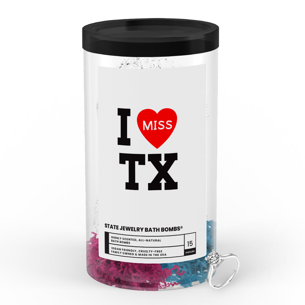 I miss TX State Jewelry Bath Bombs