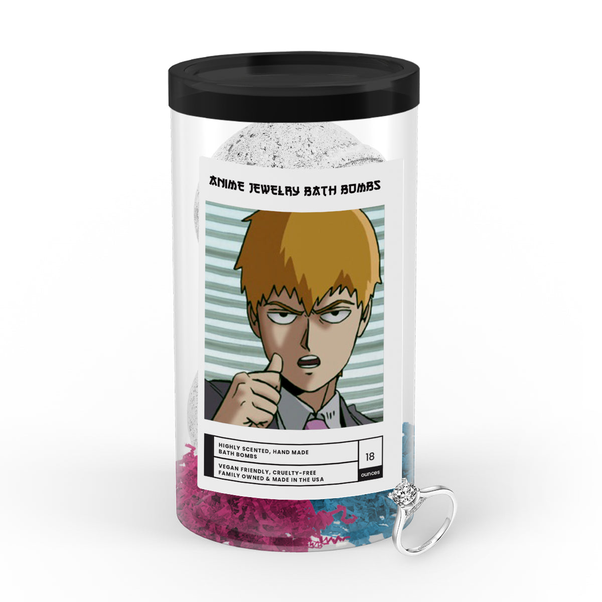 Reigen, Arataka (霊幻 新隆) | Anime Jewelry Bath Bombs