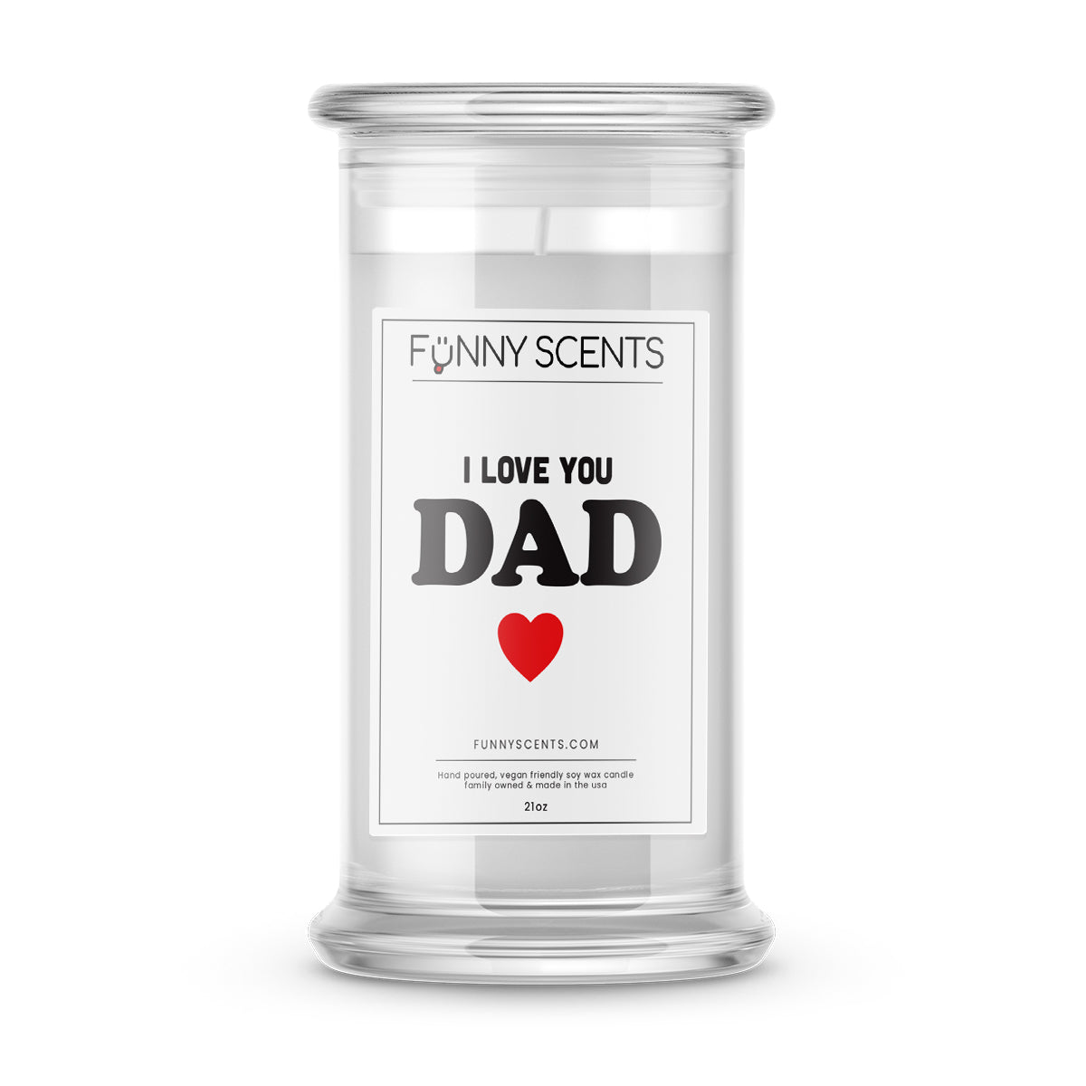 I Love You Dad Funny Candles