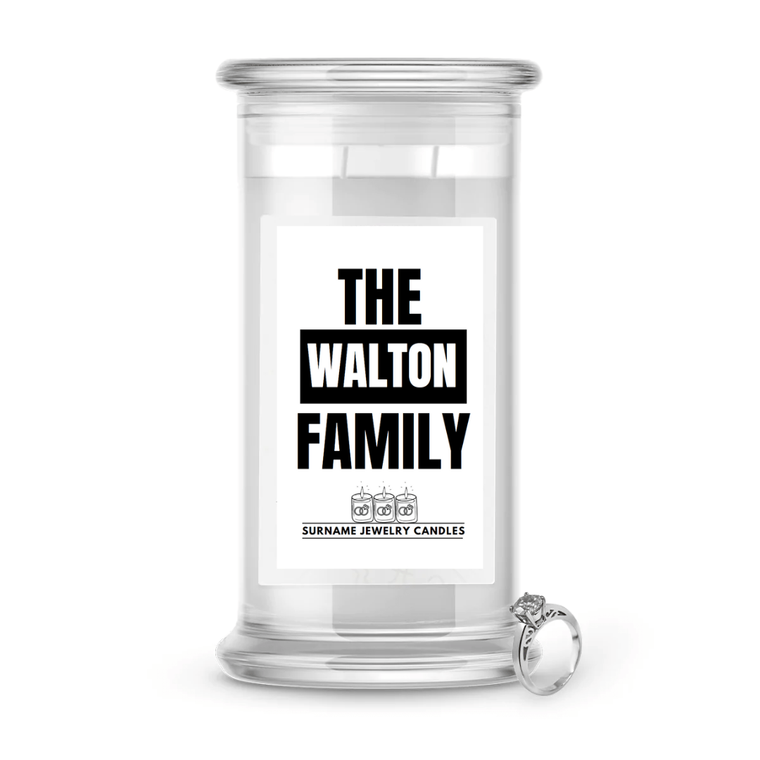 The Walton Family | Surname Jewelry Candles
