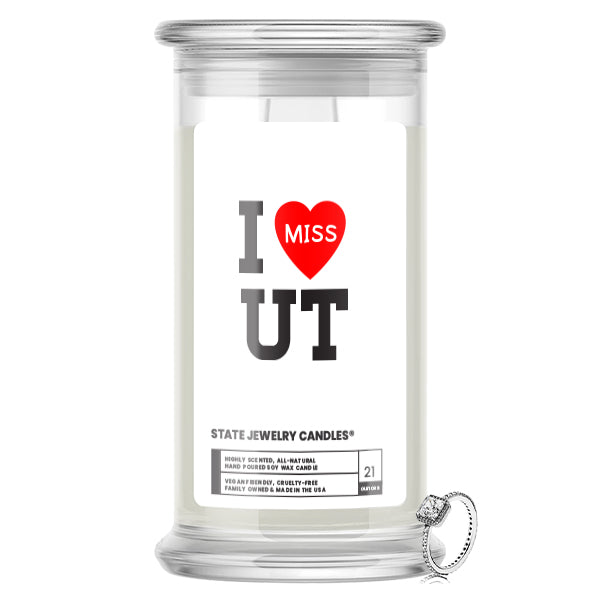 I miss UT State Jewelry Candle