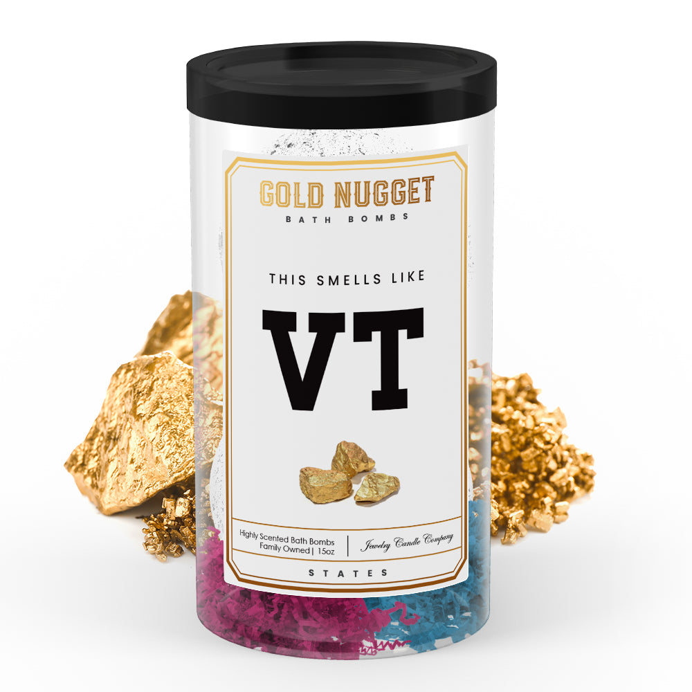 This Smells Like VT State Gold Nugget Bath Bombs