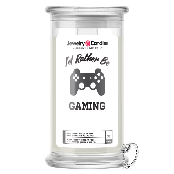 I'd rather be Gaming Jewelry Candles