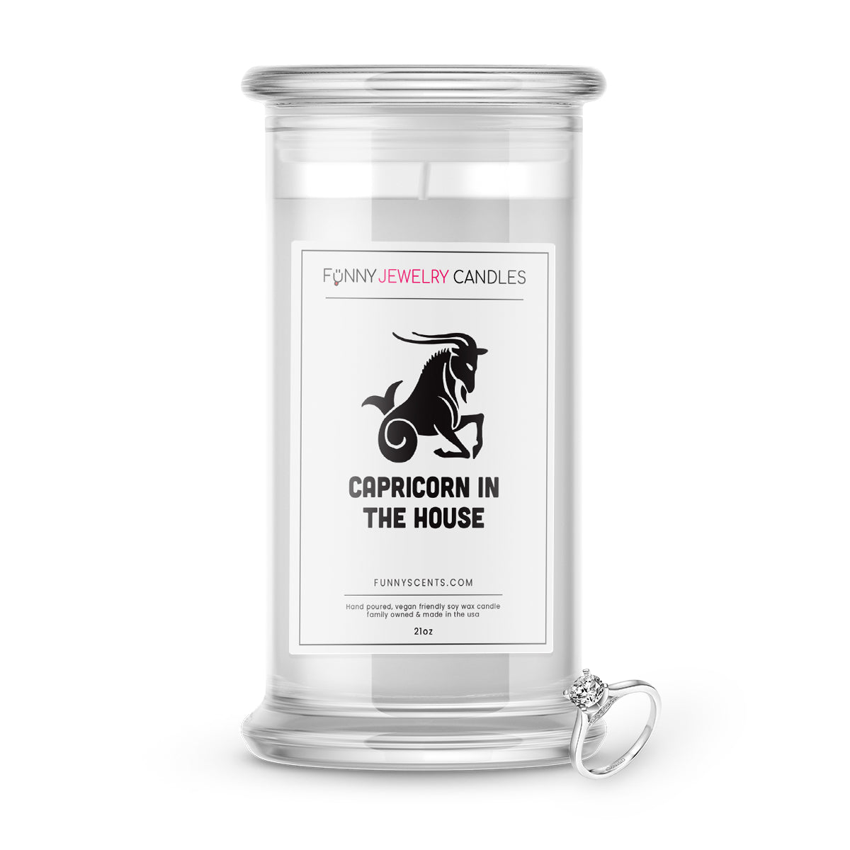 Capricorn in The House Jewelry Funny Candles