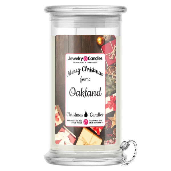 Merry Christmas From OAKLAND Jewelry Candles