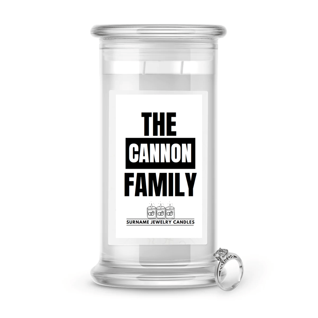 The Cannon Family | Surname Jewelry Candles