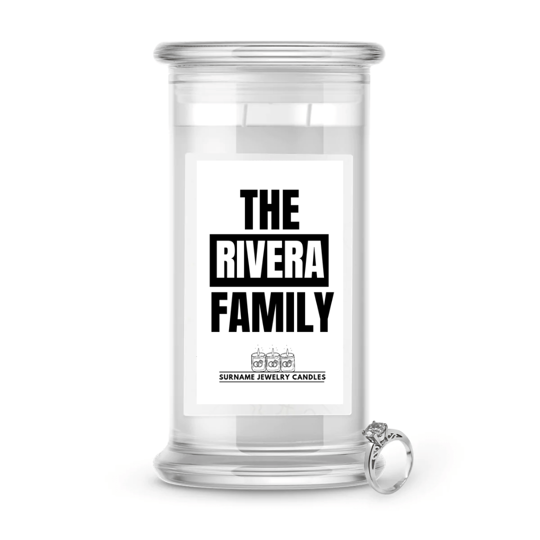 The Rivera Family | Surname Jewelry Candles