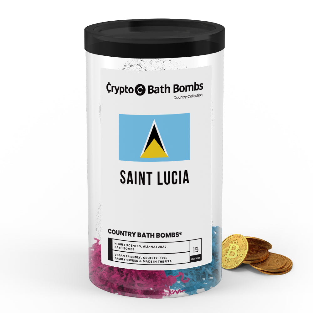 Saint Lucia Country Crypto Bath Bombs