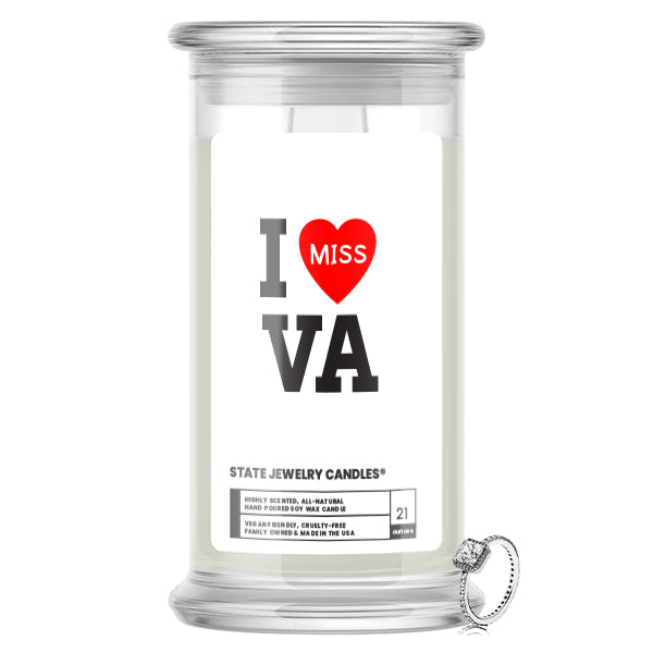 I miss VA State Jewelry Candle