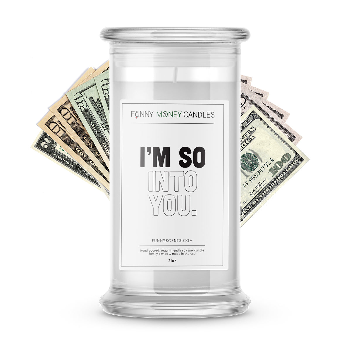 I'm so into You. Money Funny Candles