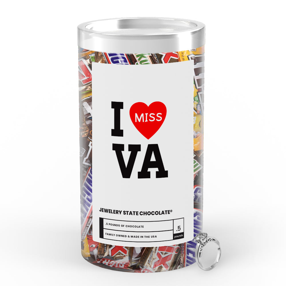 I miss VA Jewelry State Chocolate