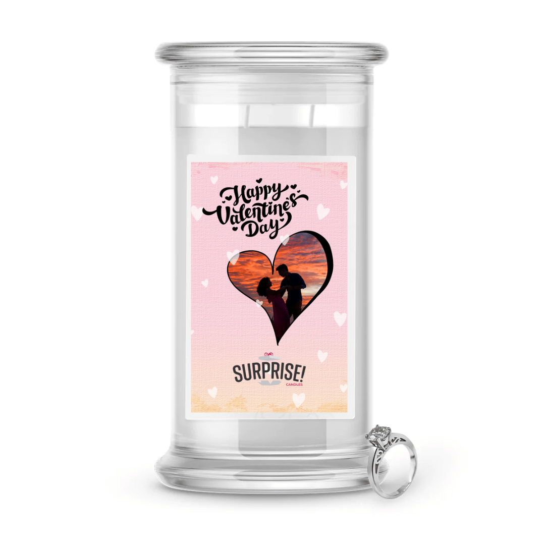 Happy Valentine's Day | Valentine's Day Surprise Jewelry Candles