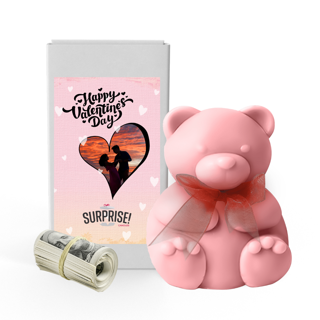 Happy Valentine's Day 12 | Valentines Day Surprise Cash Money Bear Wax Melts