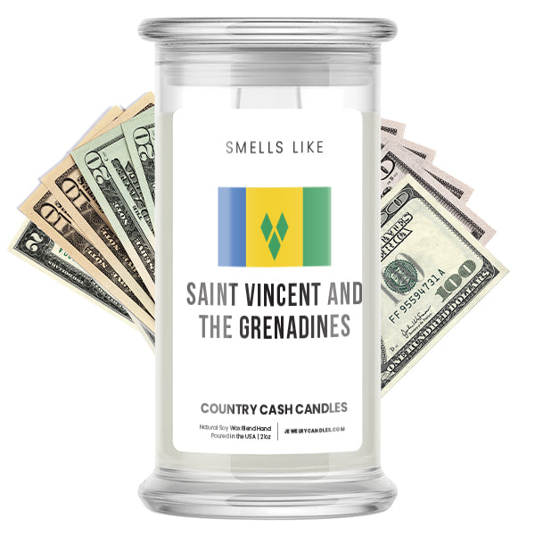 Smells Like Saint Vincent and The Grenadines Country Cash Candles