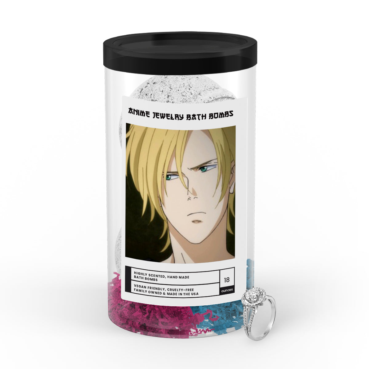Callenreese, Aslan Jade (アスラン・ジェイド・カーレンリース / アッシュ・リンクス) | Anime Jewelry Bath Bombs