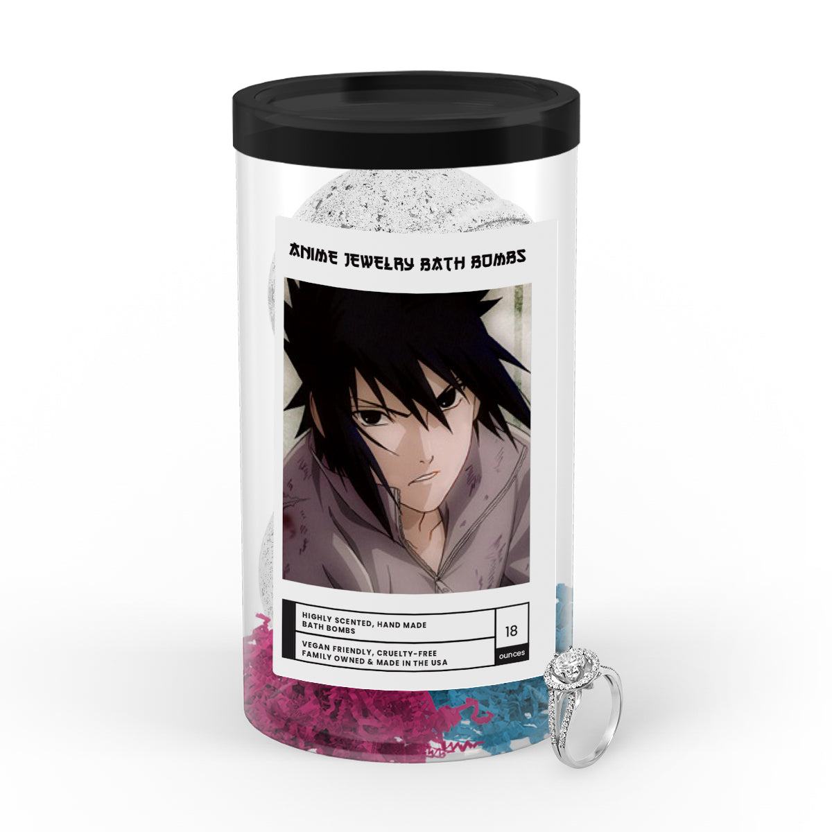 Uchiha, Sasuke (うちは サスケ) | Anime Jewelry Bath Bombs