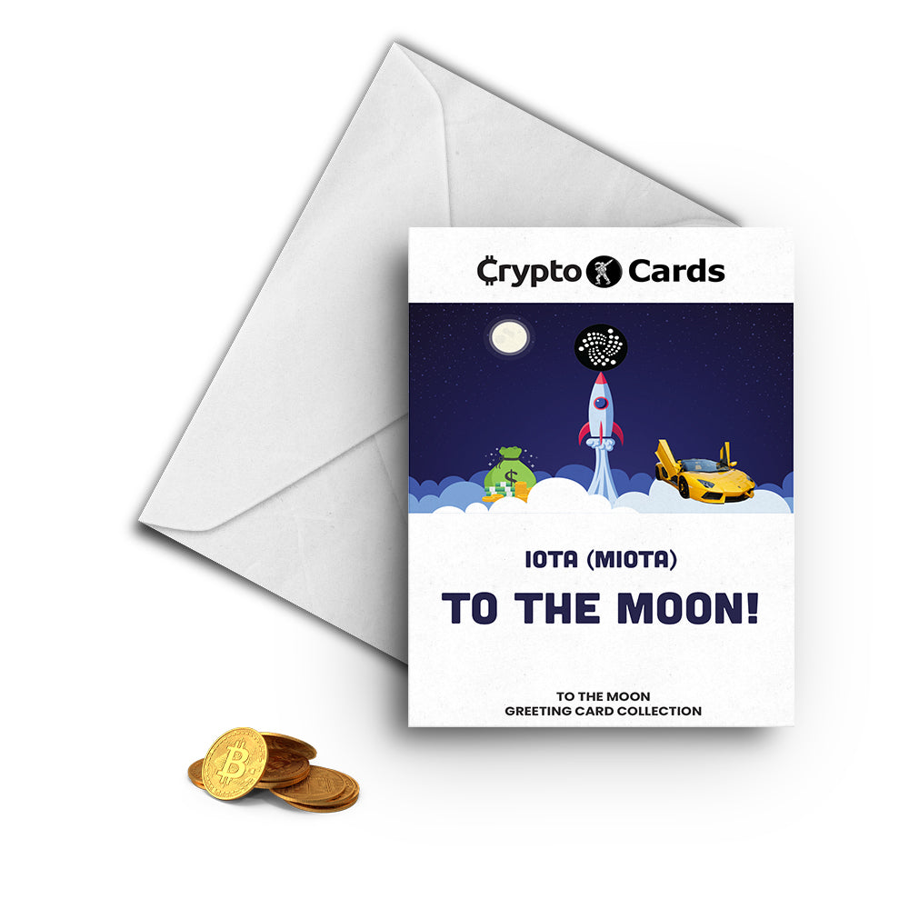 Iota (MIOTA) To The Moon! Crypto Cards