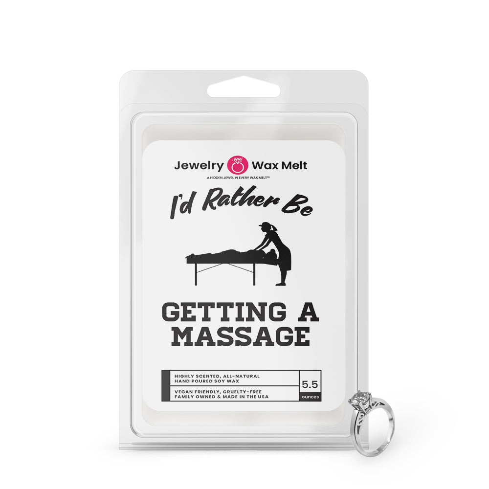 I'd rather be Getting A Massage Jewelry Wax Melts